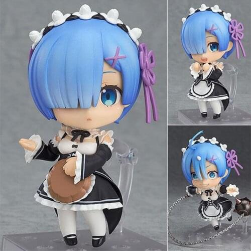 Q Version Anime Re: Zero-Starting Life In Another World Rem Ram Action Figure Pvc Toys Collection Figures Toy For Children Gifts