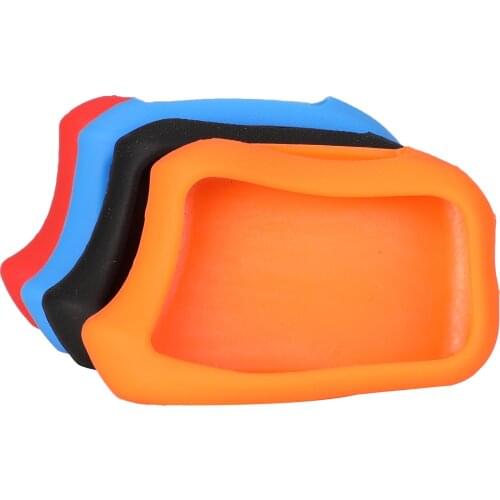 Jingyuqin For Magicar Korea Car Auto Security Alarm Two Way Remote Controller Rubber Key Chain Cover Case Silicone