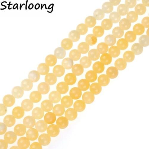 Round Beige Jades Stone Loose Spacer Beads For Jewelry Making 4/6/8/10/12mm Pick Size Strand 15inches Diy Bracelet Necklace