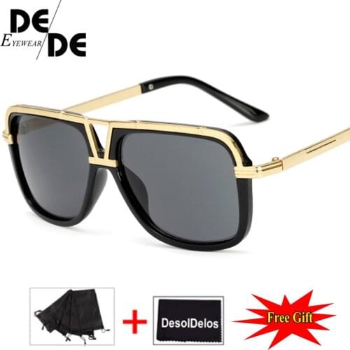 DesolDelos New Style 2019 Sunglasses Men Brand Designer Sun Glasses Driving Oculos De Sol Masculino Grandmaster Square Sunglass