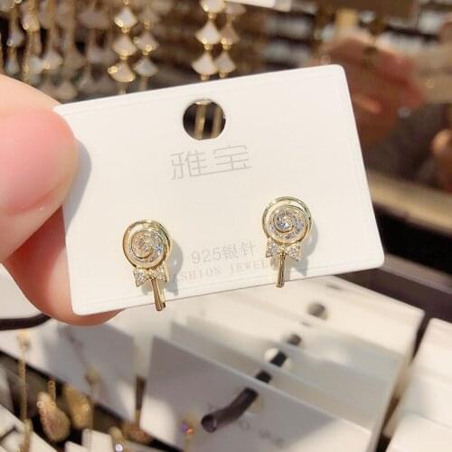 2020 New Womens Earrings Delicate Sweet Candies Rhinestone Tassels Earrings for Women Bijoux Korean boucle Jewelry Wholesale