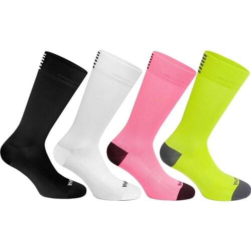 New Fashion Sports Socks Women Men Cycling Soccer Calf Length Socks Comfortable and Durable Breathable Sports Basketball Outdoor