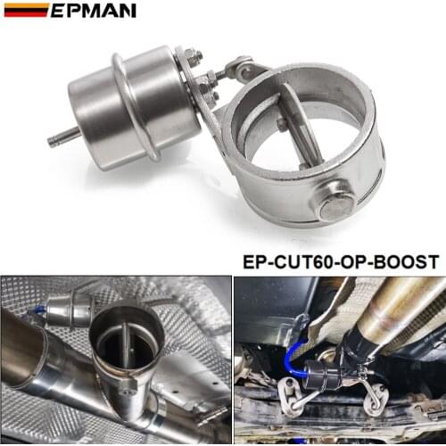 NEW Boost Activated Exhaust Cutout / Dump 60MM Open Style Pressure: about 1 BAR For BMW f10 EP-CUT60-OP-BOOST