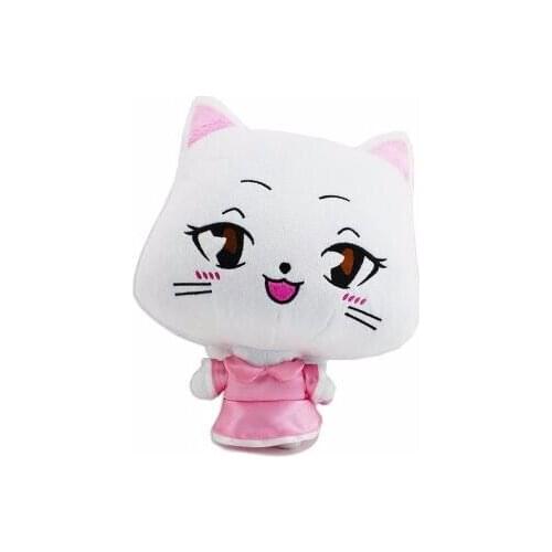 20cm Plush cute fashion Fairy Tail Figures Carla Cat Soft Soothing Doll good quality Christmas Halloween Festival gift for kid