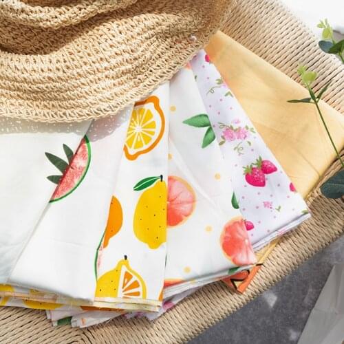 Pink Cotton Fabric 133x72 Twill Weave Sewing Fabric For DIY TJ1336