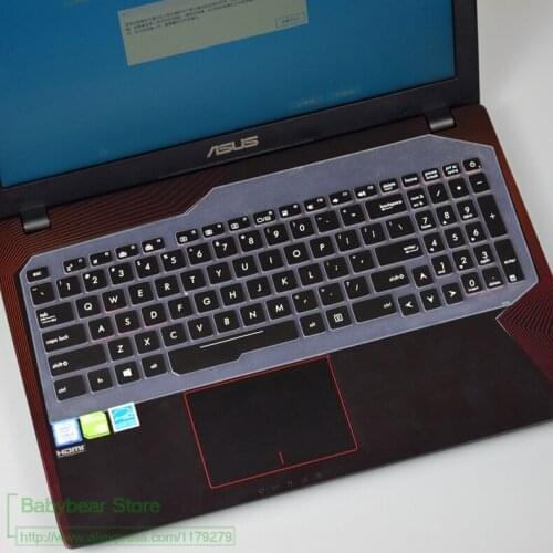 Silicone 15 17 Inch Laptop For Asus Rog Fz53 Zx53 Zx53Ve Fz/Fx53Vd Fx53Vw6300 Vd6700 7700 Gl553V Keyboard Cover Protector