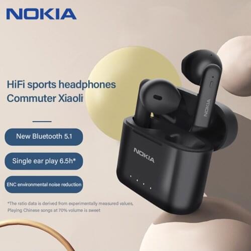 Nokia E3101 Bluetooth 5.1 Headphones TWS Wireless Earphones HIFI Stereo Noise Cancelling Headset Waterproof HD Call With Mic