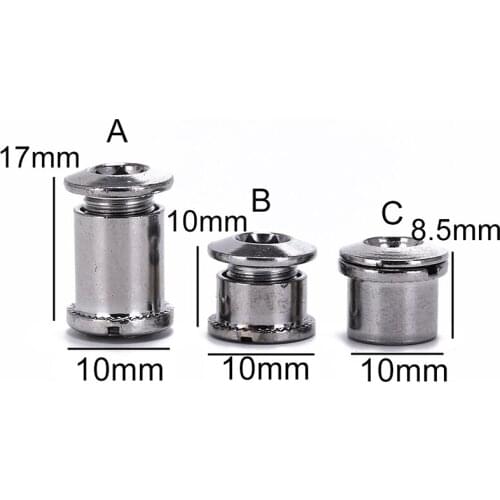 1Pair New MTB Mountain Bikes Road Bicycles Chain Wheel Crankset Monolock Double Screws Bolts Nut Parts