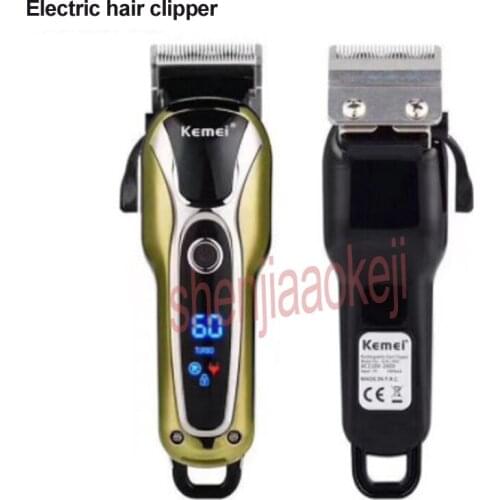 1pc Electric hair clipper Turbocharged rechargeable haircut device Professional hair trimmer for men cutter hair cutting machine
