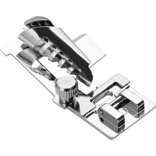 1Pcs Sewing Machine Stainless Steel Metal Bias Tape Binder Foot Fit For Brother Singer Janome Sewing Machine 35mm*15mm