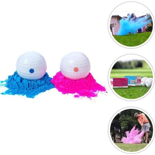 2Pcs Birthday Party Gender Reveal Powder Balls Banquet Smoke Powder Bombs