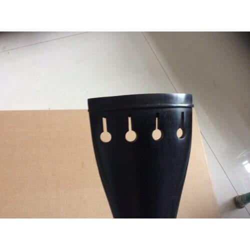 4 Strings Nice Upright dbl bass tailpiece 3/4 sizes ebony , double bass tailpiece ebony