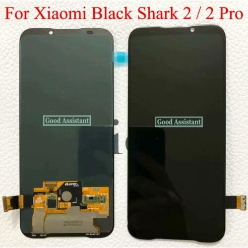 6.39" Super AMOLED Original For Xiaomi Black Shark 2 SKW-H0 SKW-A0 / Black Shark 2 Pro LCD Display Screen Touch Panel Digitizer