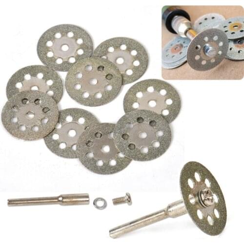 Cutting stone cut disc abrasives 10x 22mm dremel for cutting dremel rotary tool accessories cutter diamond cutting discs tool