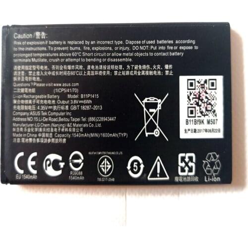 B11P1415 1600mAh cell phone Battery For ASUS ZenFone 4 A400CG ZenFone Go 4.5 ZC451TG Z00SD Battery With phone stander