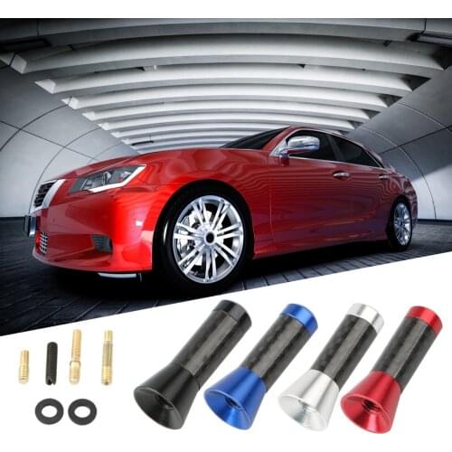 Car Roof Antenna Enhanced Signal Carbon Fiber Car Radio Aerial Antenna Accessories Car Antenna Toppers for Ford Focus Toyota
