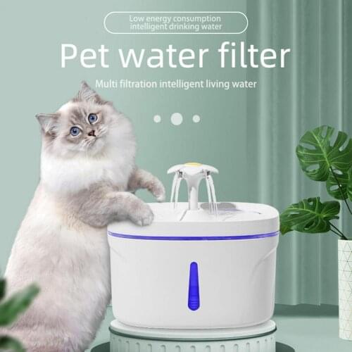 2.5L Automatic Cat Drinking Water Fountain Pet Water Filter Dispenser Electric USB Pet Automatic Circulating Water Pet Waterer
