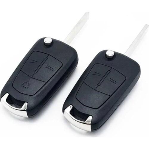 Remoto de coche plegable clave Fob carcasa para Opel Astra H Corsa D Vectra C Zafira C Astra Vectra C Signum