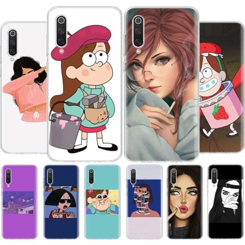 Cute girl funny Phone Case For Xiaomi MI 8 9 10 5X 6X A1 A2 A3 CC9E 9T NOTE10 Pro Lite Cover Coque soft Silicone TPU