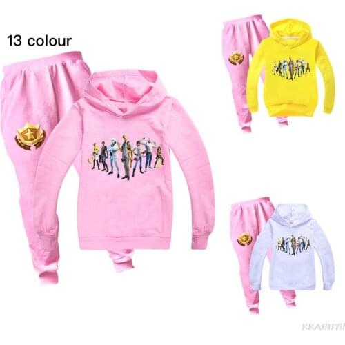 Fortnite Childrens Clothing New Hoodies for Boys Girls Sweatshirt for Teenager Kids Spring T Shirts Fashion Top