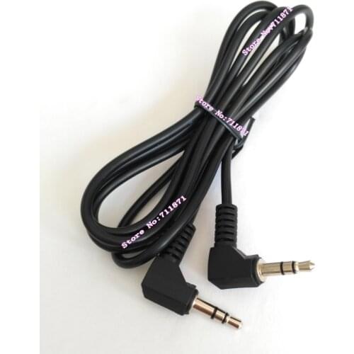 Speaker Car Aux Audio cable 3 Section stereo Double Bend 3.5 Audio Cable Line Two Side 90 Degree 3.5 Audio Line Cable Wire cord
