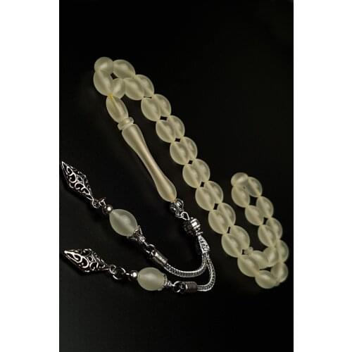 Islamic Tasbih Muslim Rosary Beads 33 Prayer Rosary For Men Bracelet For Men Accessory amber oltu amber stone Handmade Turkey