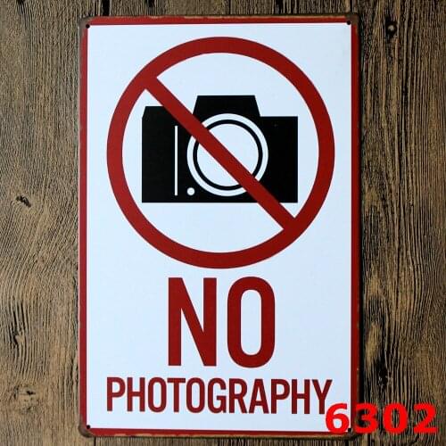 No Smoking Warning Metal Plates Vintage Metal tin sign Bar Wall art craft Home Bar Store Pub no smoking metal Plaques Poster