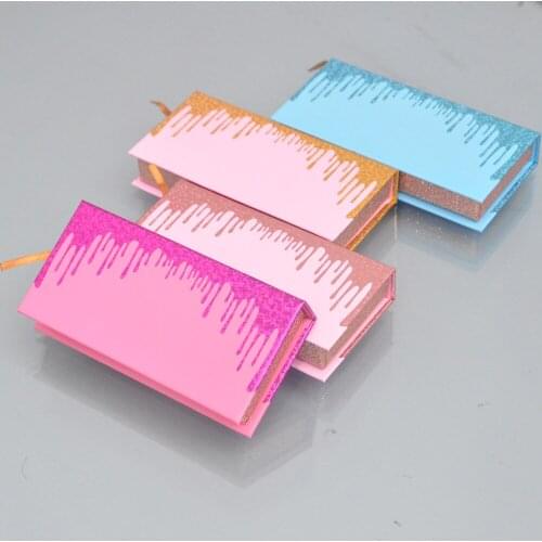 Wholesale Custom Packaging Eyelashes Box Package Lash Boxes Case Faux Cils 25mm Mink Lashes Storage Makeup Business Bulk Vendors