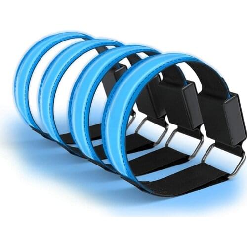Rechargeable USB Device LED Luminous Arm with LED Reflective Bracelet, Luminous Safety Belt, Night Running, Outdoor Sports