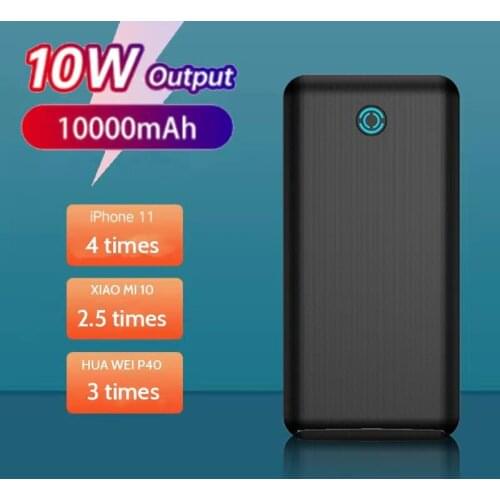 Power Bank 10000mAh External Battery 10000 mAh Powerbank PD 10W Charging Portable Charger For iPhone Xiaomi mi Poverbank