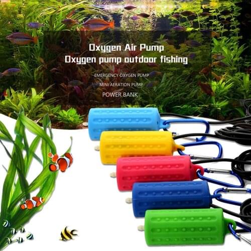 New Portable Mini USB Air Pump Aquarium Fish Tank Oxygen Mute Energy Saving Aquatic Terrarium Fish Tank Accessory Supplies