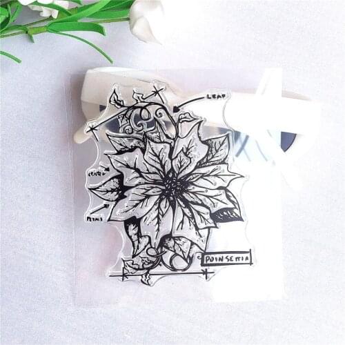 10*11 Morning Glory Craft Transparent Silicone Stamp Seals for DIY Scrapbooking Photo albumCard Making Decorative Clear Stamps