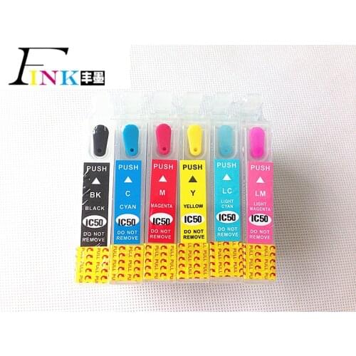IC50 empty refillable ink cartridge for Epson PM-A820 PM-A920 PM-A840 PM-A940 PM-D870 PM-G4500 PM-G850 printer with ARC chip