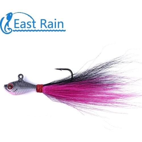 East Rain 3.15in Rubber Jig Hard Lure Jig Head Sea Fishing Sinking Lure Free Shipping