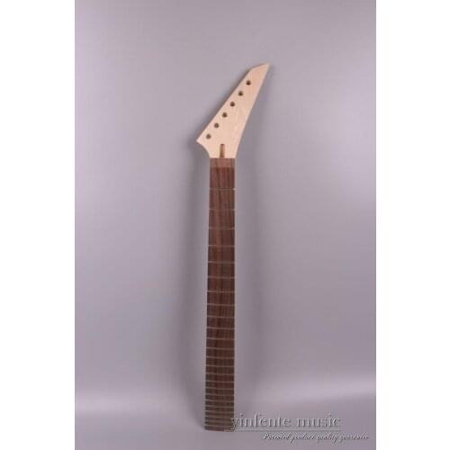 Electric guitar neck replacement 24 fret 25.5" Truss Rod Rose Fretboard new #J19