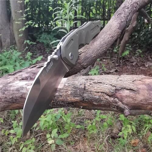 High Hardness Steel Folding Knife Tool Self-defense Sharp War Knives - Good for Hunting Camping Survival Outdoor Everyday Carry