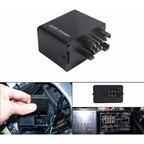 ANGRONG High Quality 7 Pin Turn signal Flasher Relay LED Indicator For Suzuki GSXR Bandit 600 750 1200 GSX 1400 (CA199)