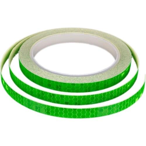 MTB Bike Reflective Stickers Cycling Fluorescent Reflective Tape MTB Bicycle Adhesive Tape Safety Decor Sticker Accessories Tool