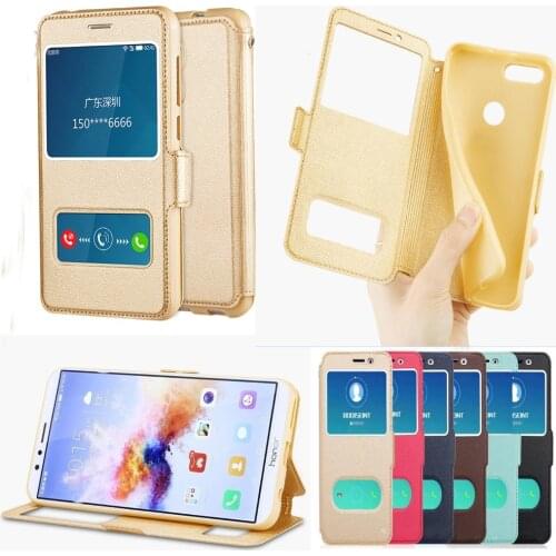 Stand Vintage Flip Leather Case & Silicone Back Case For Xiaomi Redmi 4 4A 5A 6A Case Redmi Note 4 4X 5 6 Pro With View Window
