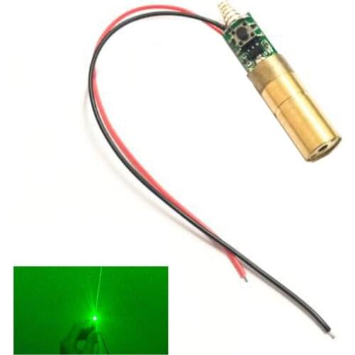 532nm 50mw 12mm Green Laser Diode Module 3V With Switch Transmitter