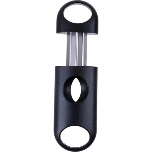 New V-Cut Clipper Port Metal V Shaped Blade Plastic Cigar Cutter Scissors Cuba Cigar Cutter Cohiba Cigar Accessories 1PC