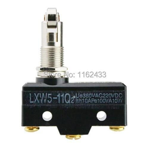 10pcs/lot LXW5-11Q2 panel mount crossroller plunger micro switch LXW5 series reset limit switch momentary travel switch