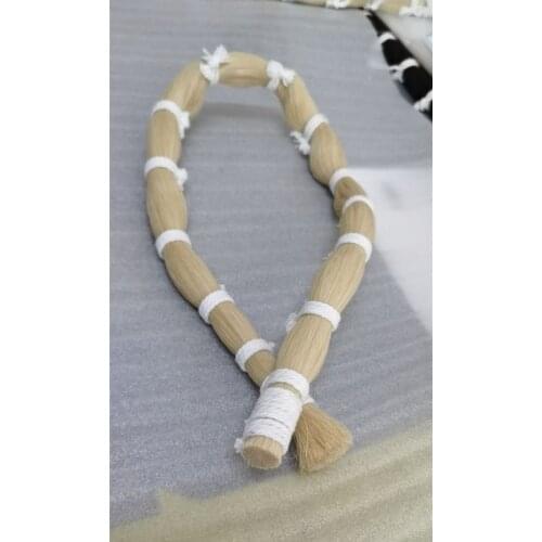 250g Horse Hair AAA white Horse hair Bow Parts Mongolian Stallions 80-84cm