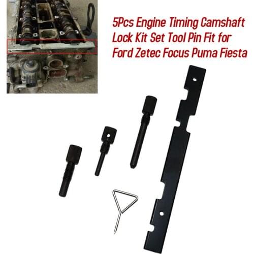 5Pcs/Lot Engine Camshaft Timing Lock Setting Repair Tool Kit Cam Gear Clamp for Ford Zetec Focus Puma Fiesta Mazda 121 ZQ Volvo
