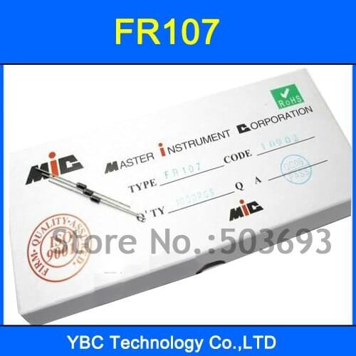 500pcs/lot FR107 Fast Recovery Diode