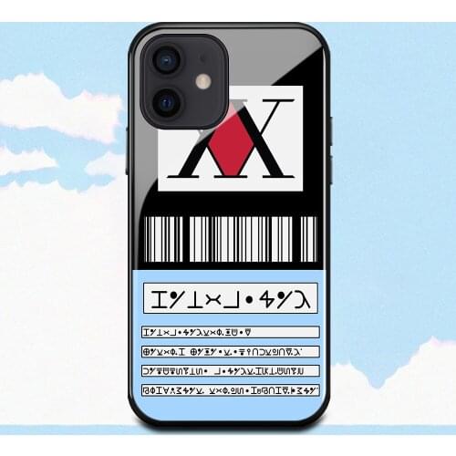 Hunter X Hunter GON FREECSS Anime Case For iPhone6 6s 7 8 Plus X XS XR SE2 11 12Promax 12mini Killua Zoldyck Tempered Glass Case