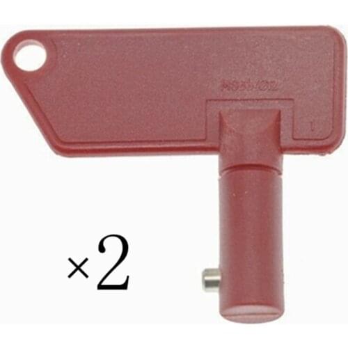 2pc key For Terex Battery and Master Disconnect Key part MS634212 For Volvo