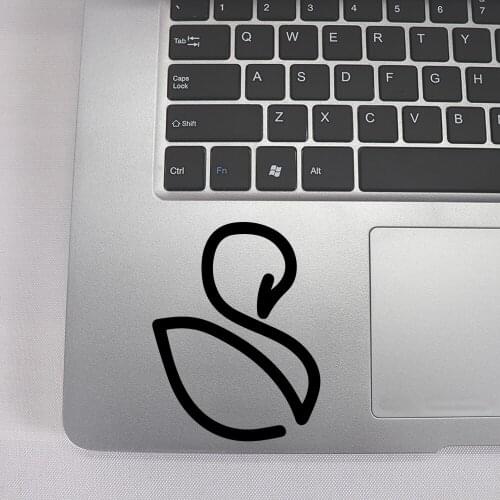 Beautiful Swan laptop sticker Vynil for Laptop Skin decoration