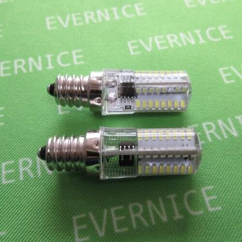 2 PCS Light Bulb 64 LED 7/16" Screw in Type for Bernina Bernette 715, MO234 334 335