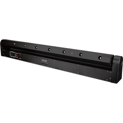 8 eyes rgb or single red single green moving head disco laser light dmx512 linear scanner stage lighting for bar wedding show